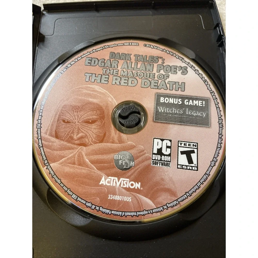 Dark Tales Edgar Allan Poes The Masque Of Red Death PC Game Collectors Edition